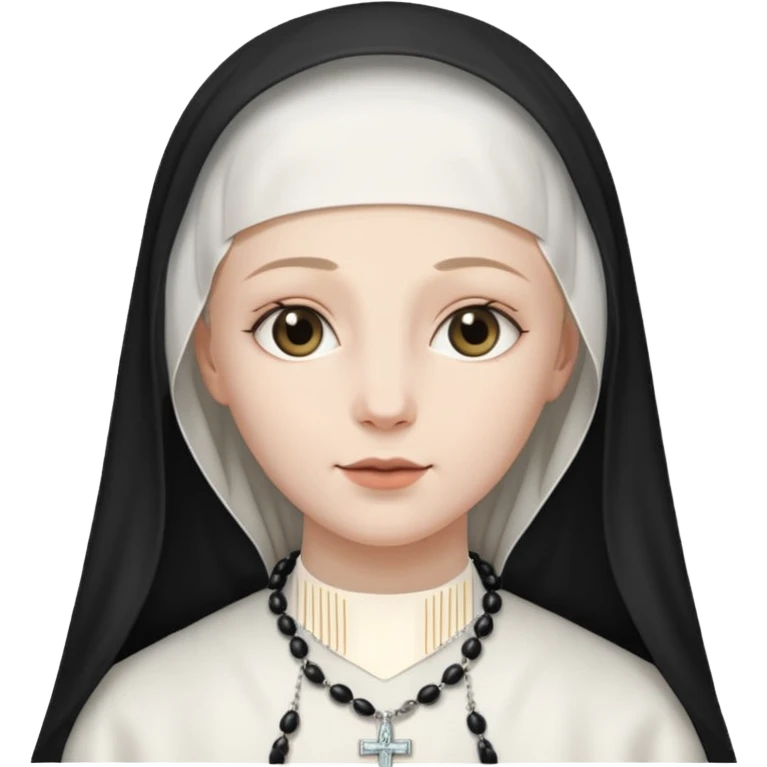 nun in white veil emoji