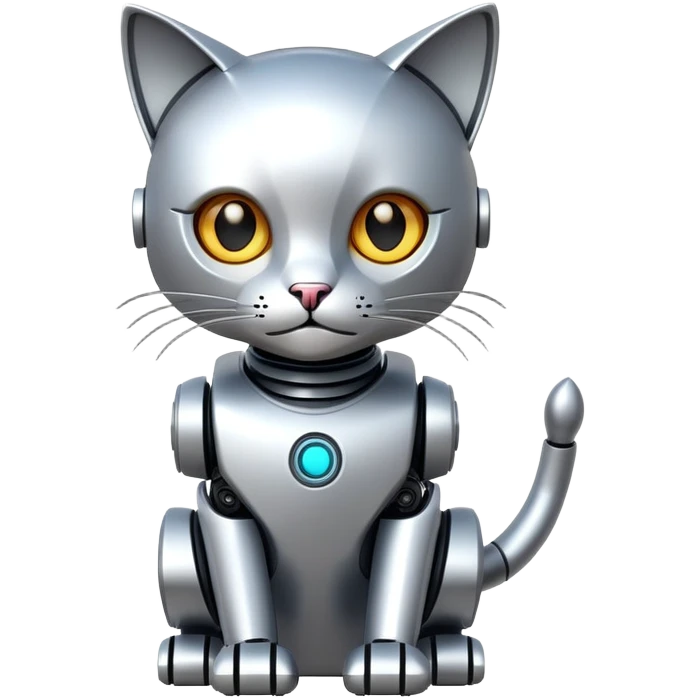 Robot cat emoji