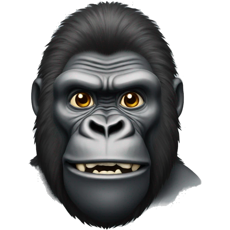 Charismatic Male gorilla emoji