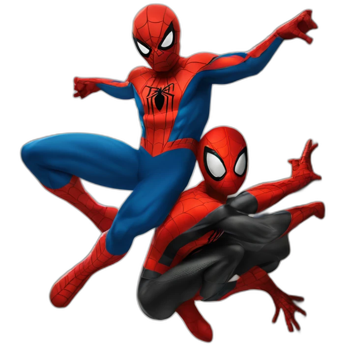 spider man and scarlet spider emoji