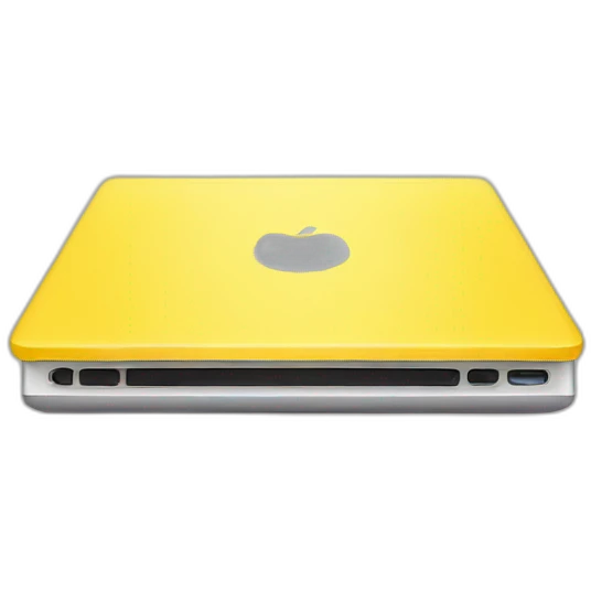 Yellow laptop emoji