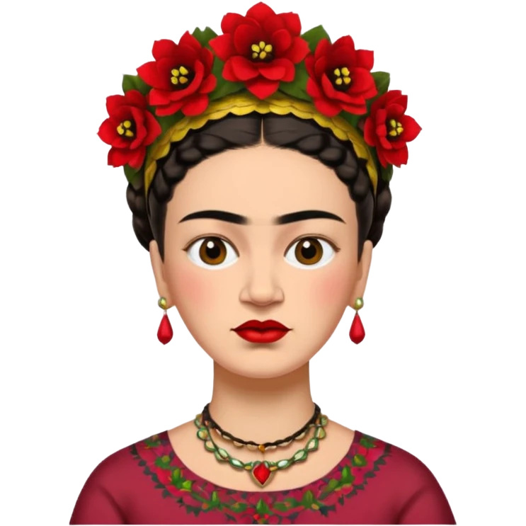 Frida Kahlo painting emoji