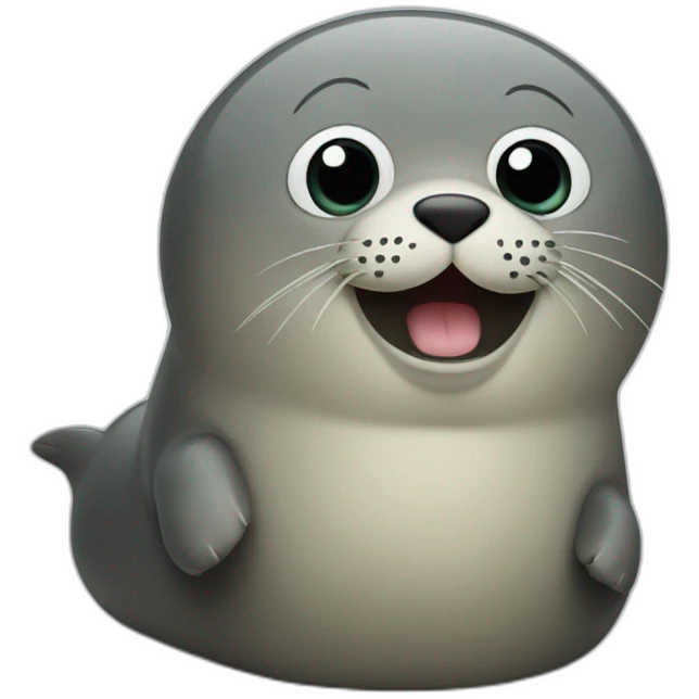 A seal preaching  emoji