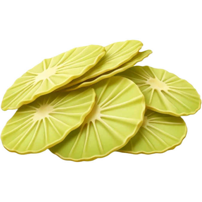 green potato chips emoji