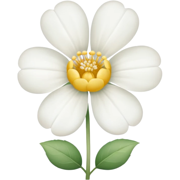 Baby breaths flower emoji