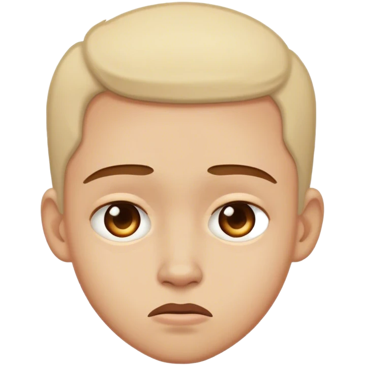 Face so insensitive  emoji