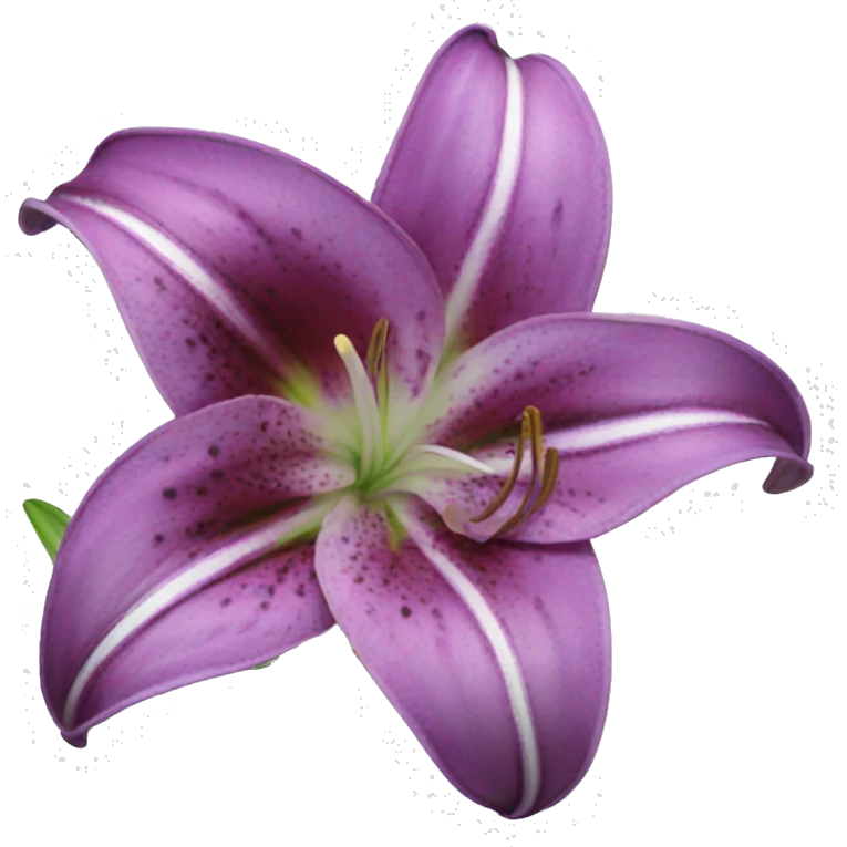 Purple Stargazer Lily emoji