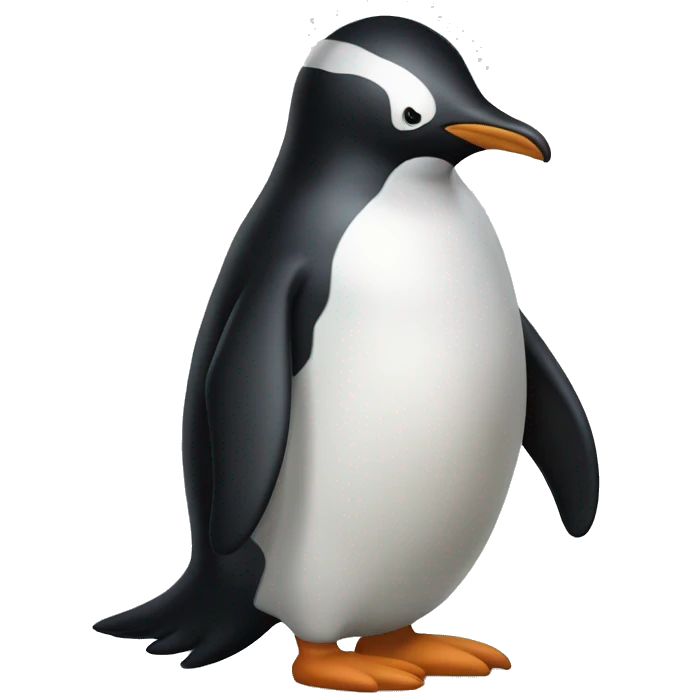 pingüino durmiendo  emoji