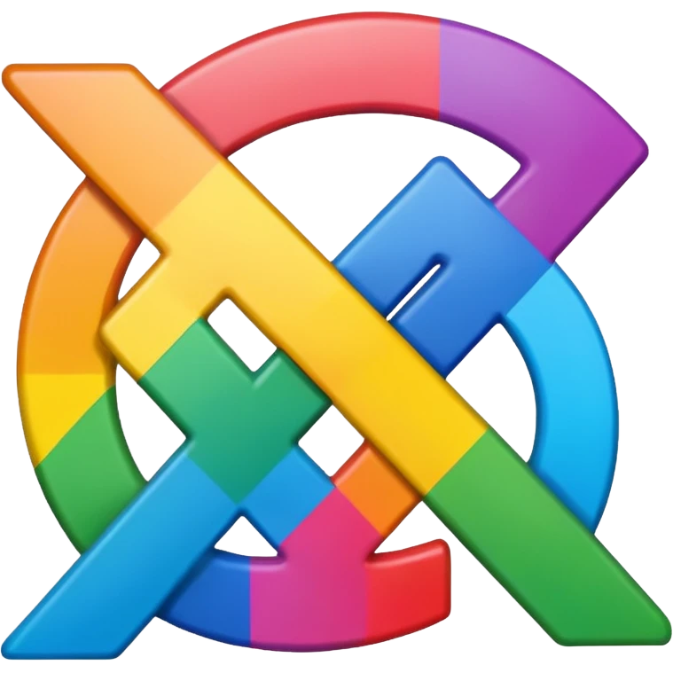 A rainbow swast emoji