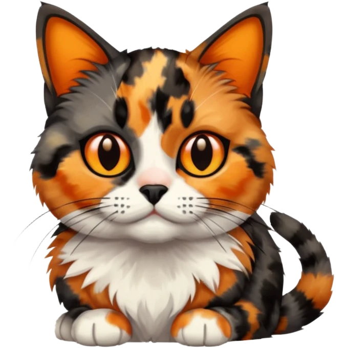 Tortie cat emoji