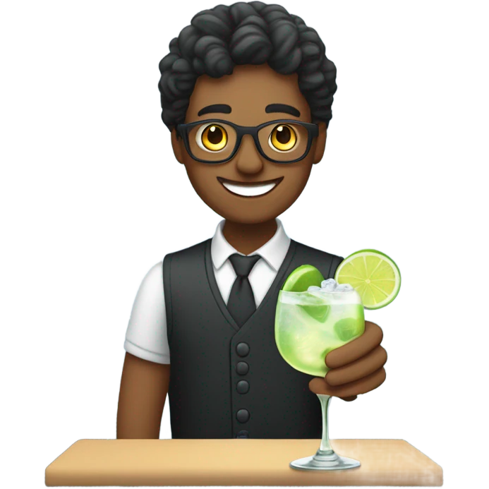 smiling with watergin emoji