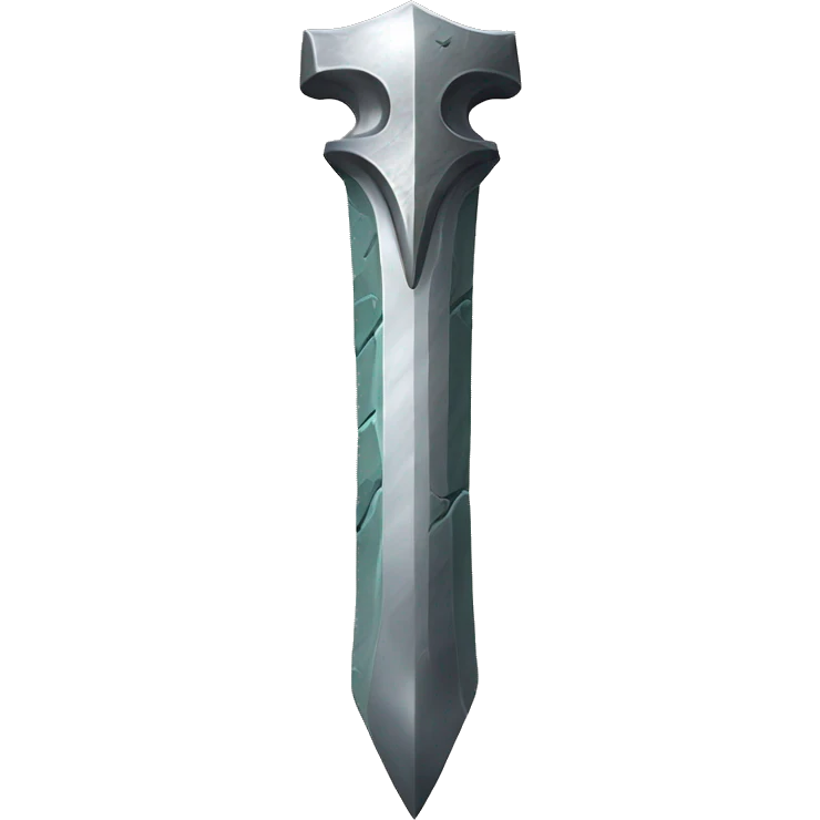 Excalibur in a stone emoji