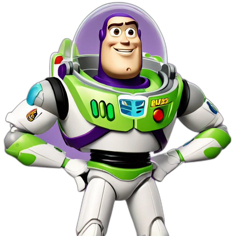 Buzz lightyear toy Story emoji