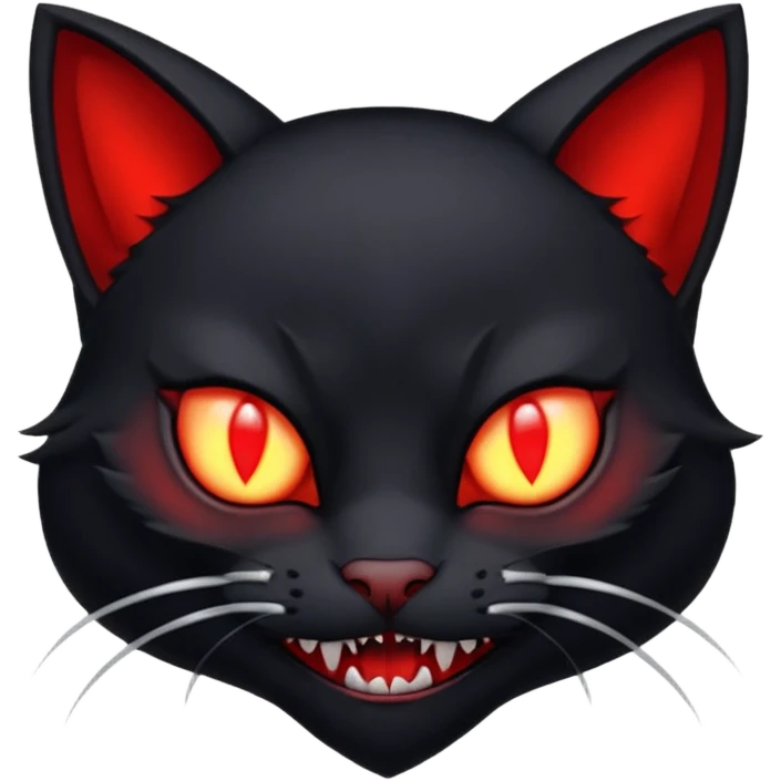  red vampire cat emoji