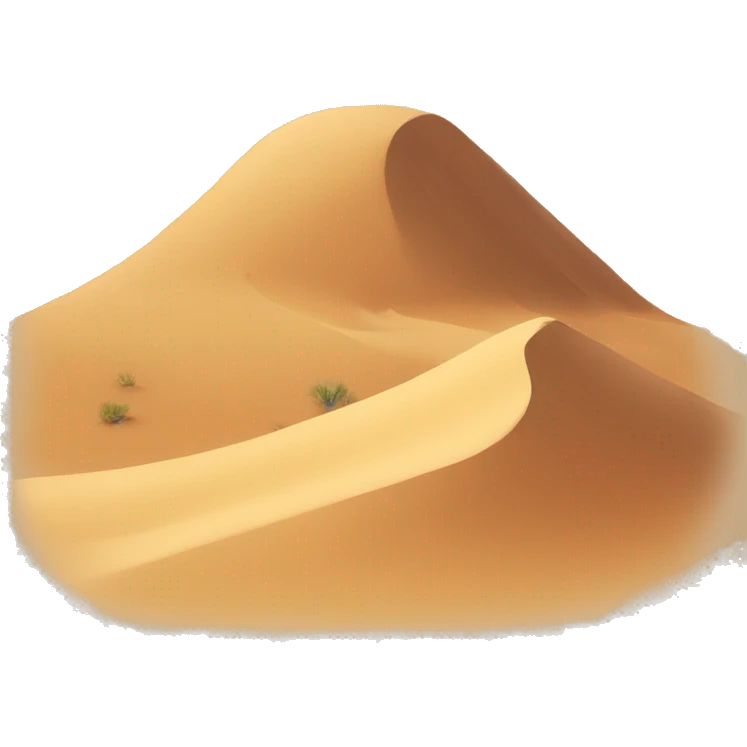 Desert dune emoji