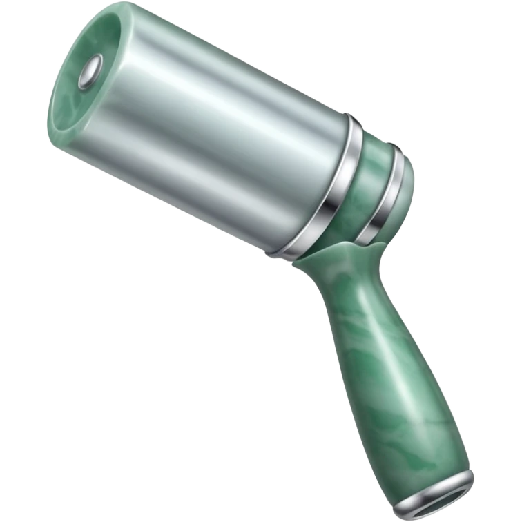 silver guasha and silver jade roller emoji