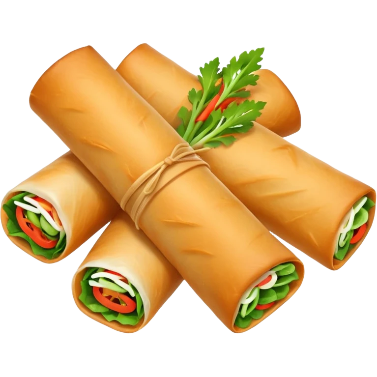 spring rolls vector make them løøo very real emoji