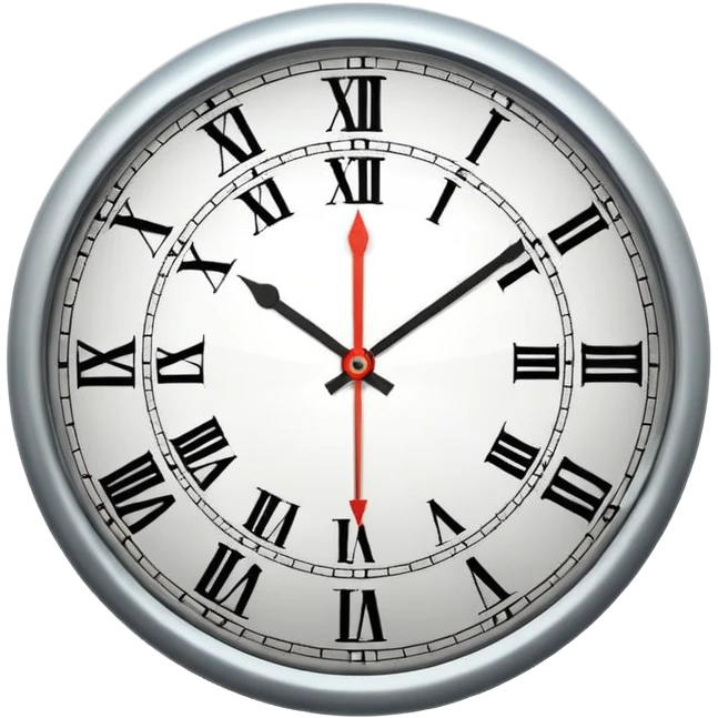 Clock it  emoji