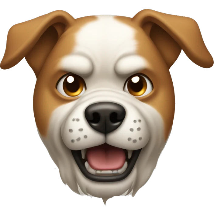 Angry dog emoji