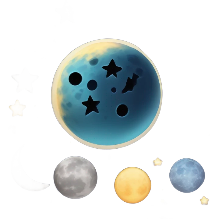 Lunar themed store  emoji