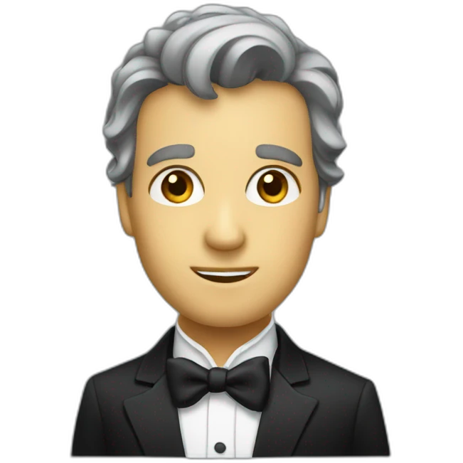 orchestra conductor head emoji