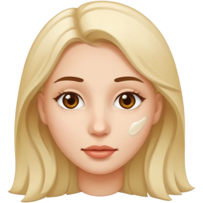 yüzünde cum olan kadın emoji