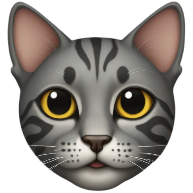 cat with tattoo emoji