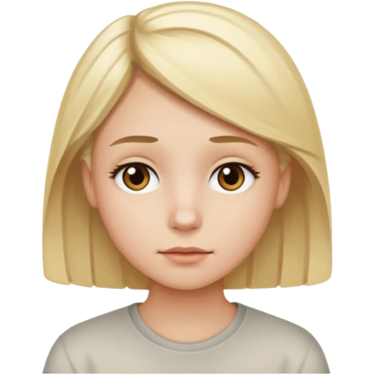 that but  with tiny blonde highlights emoji