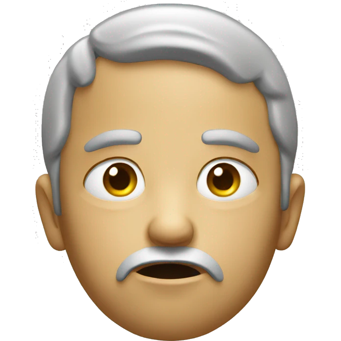 Stoic face with tears and hands in praying  emoji