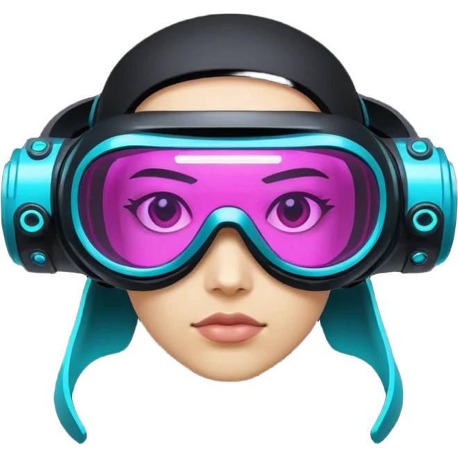 cyberpunk visor goggles  emoji
