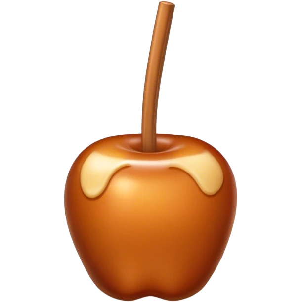 Carmel candy apple emoji