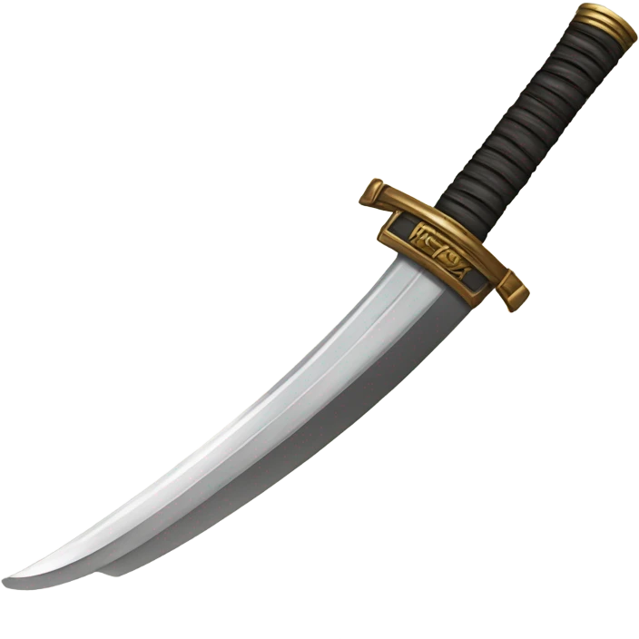 Samurai sword emoji
