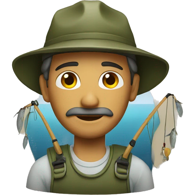 a fisherman emoji