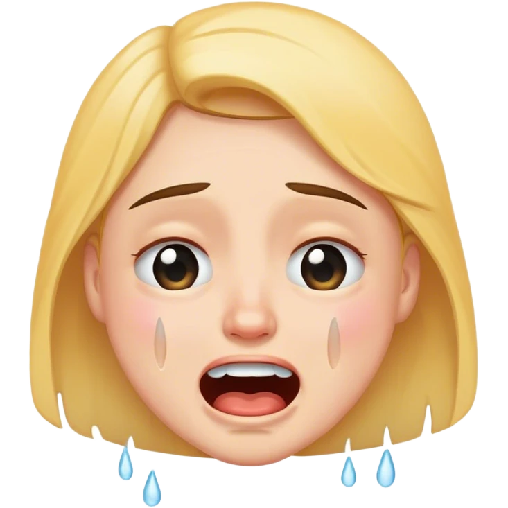 Happy crying face emoji