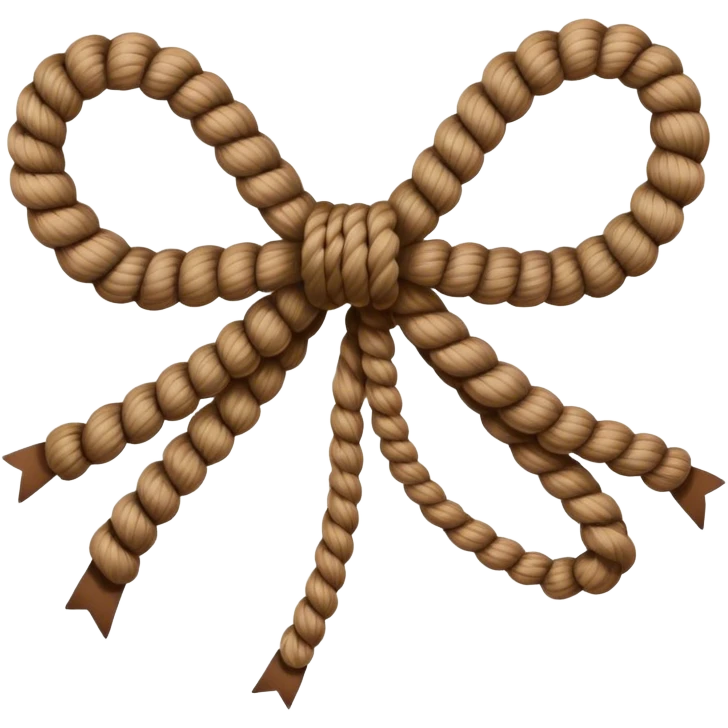 bow made of rope emoji