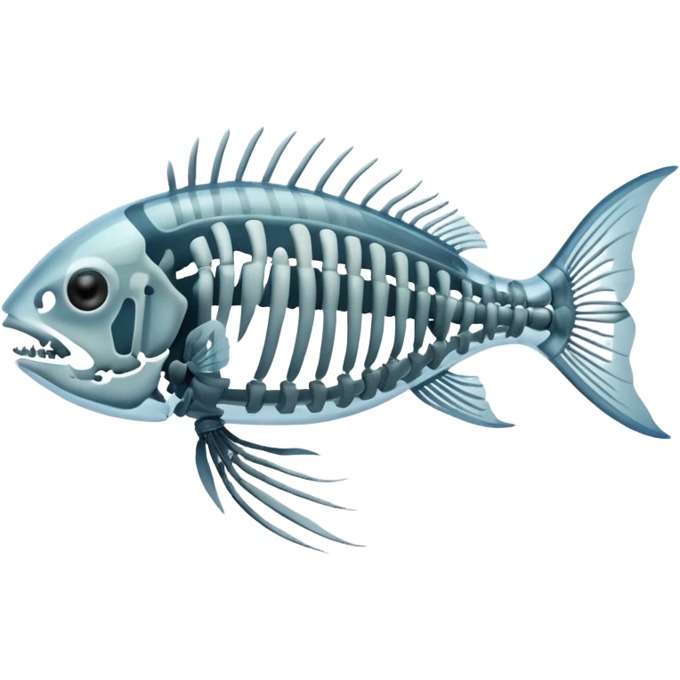 Fish Skeleton X ray emoji