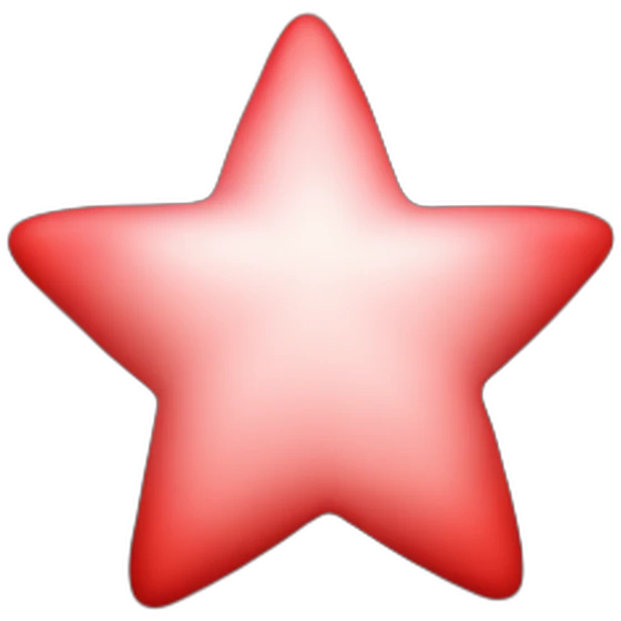 Red Star emoji
