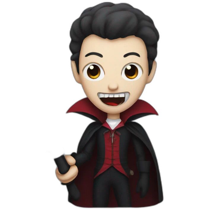vampire with knife emoji