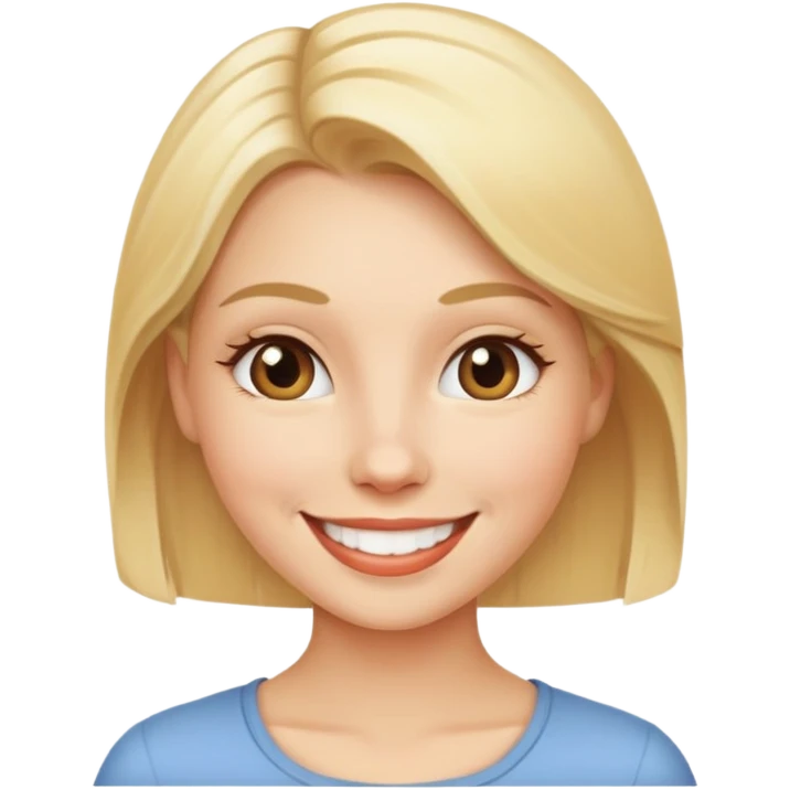 Dumb blonde emoji