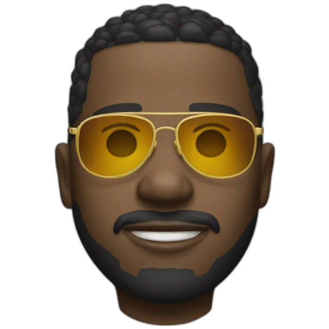 gang member with golden aviator glasses emoji