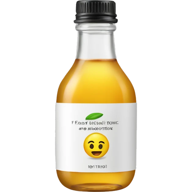 facial tonic with label emoji
