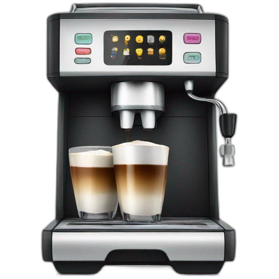 Coffee machine ios style emoji