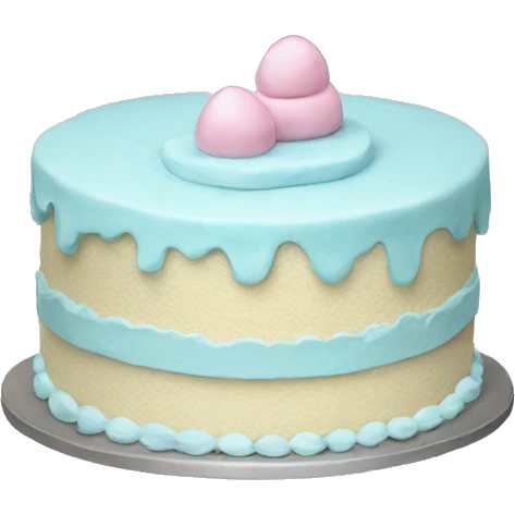 pastel blue cake emoji