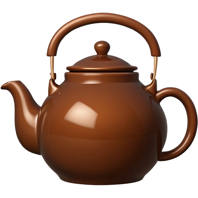 brown tea pot emoji