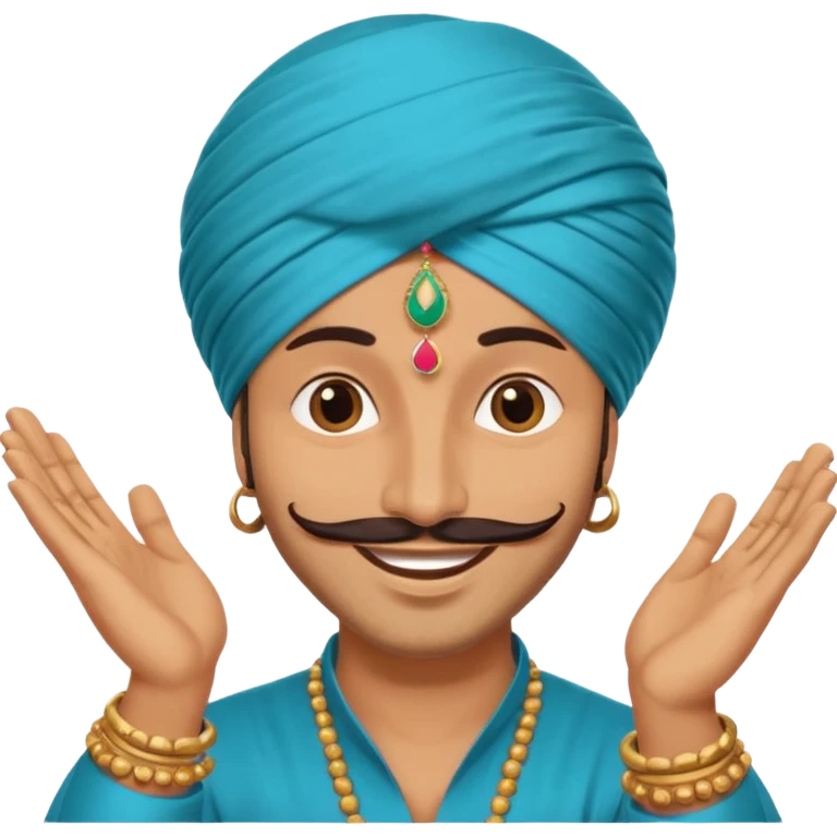 Sardar dhol bhangra emoji