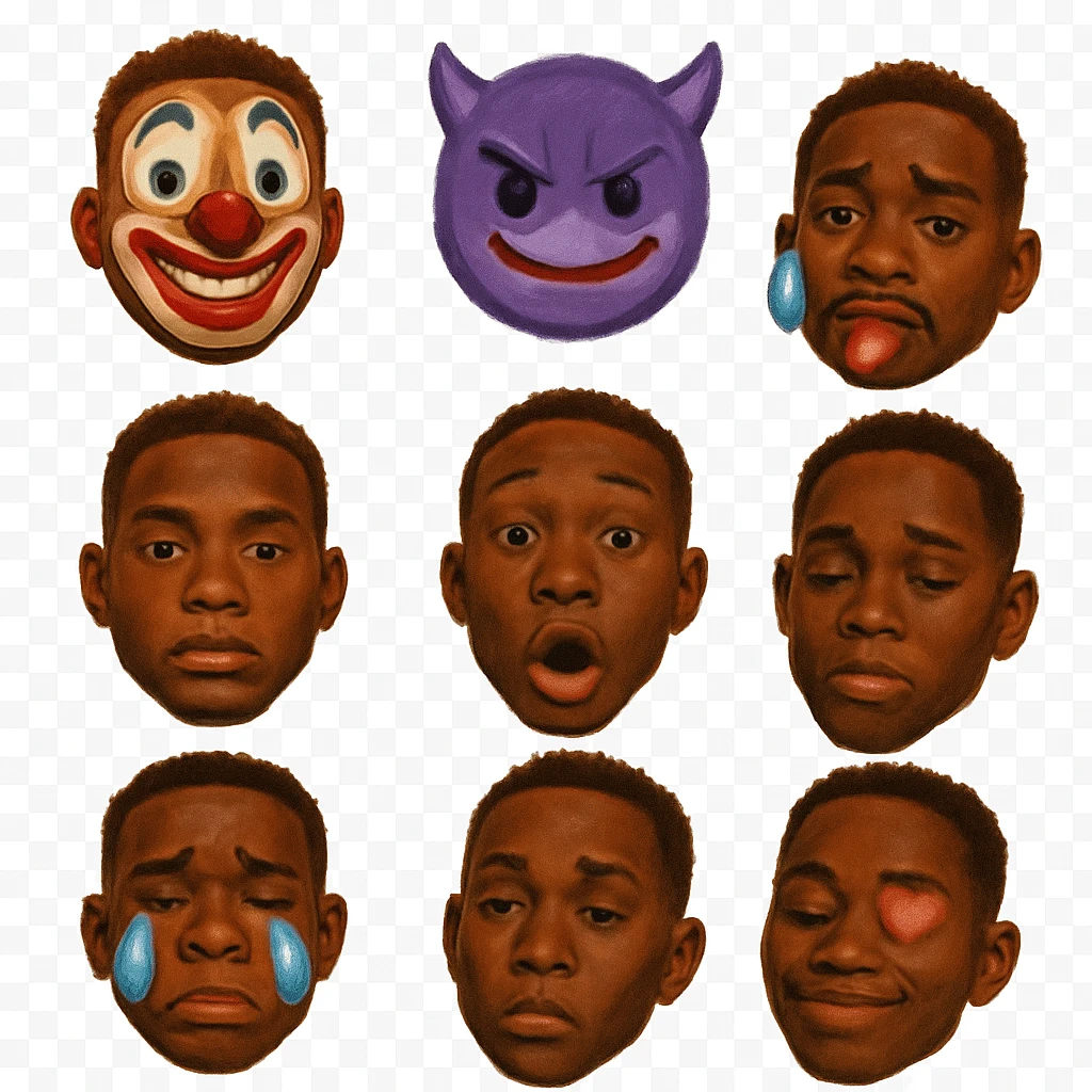 Black man  emoji