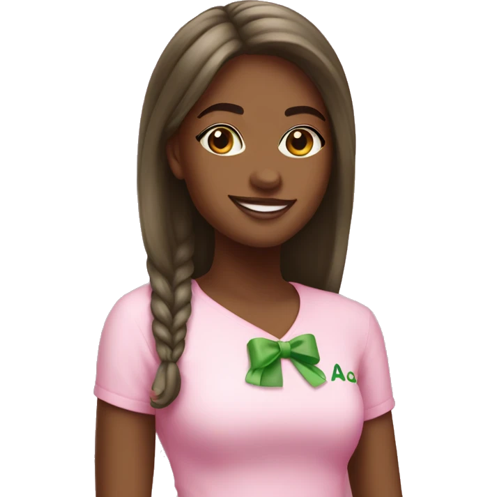Alpha kappa alpha girl  emoji