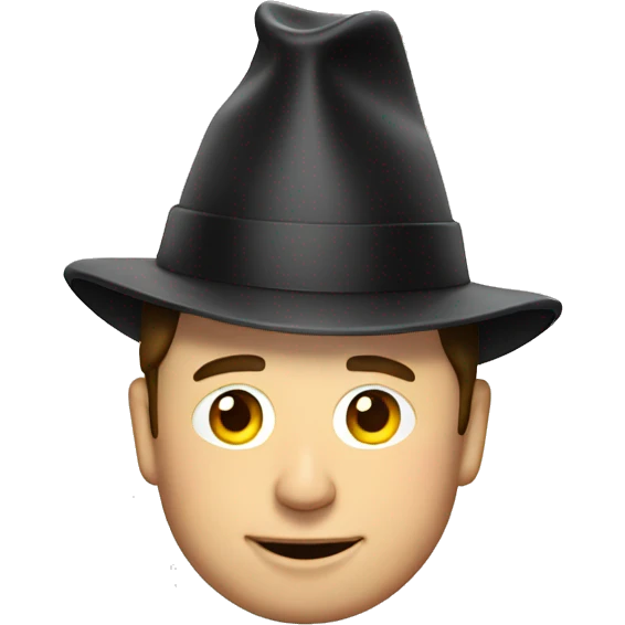 elon musk wearing a silly hat emoji