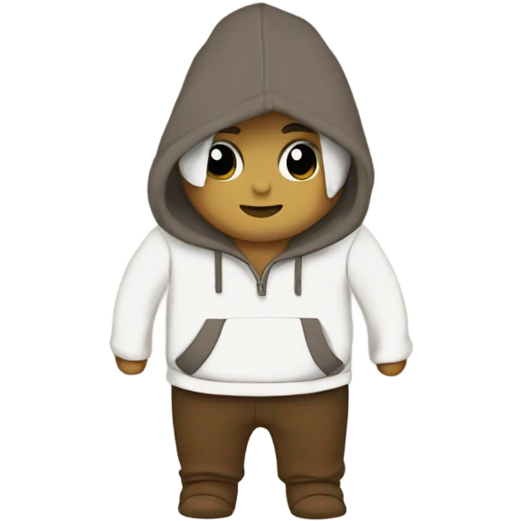 Regular display hoodie  emoji