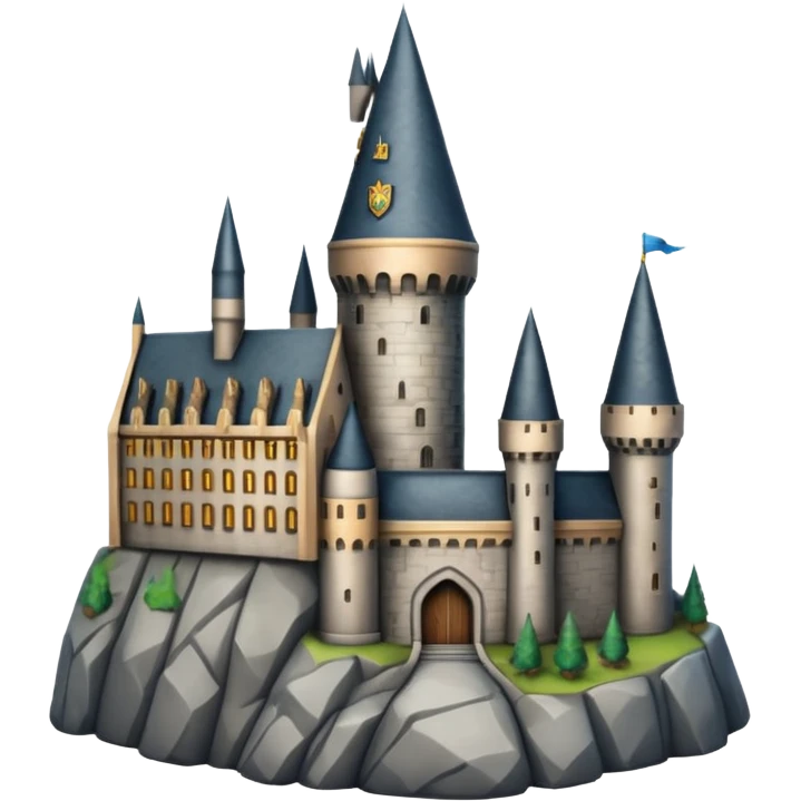Harry Potter Hogwarts Castle emoji